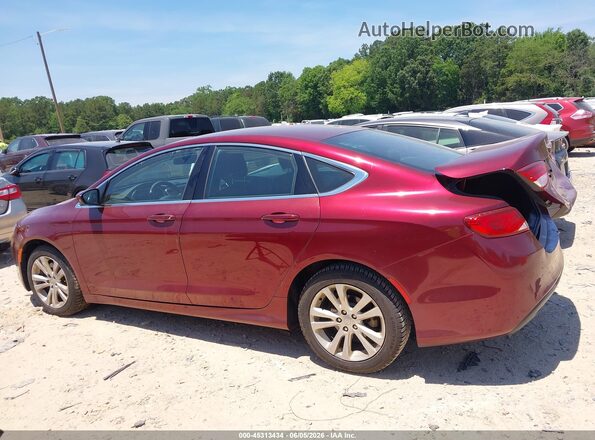 1C3CCCAG6GN190809 2016 CHRYSLER 200 Red Vista interior de 360 grados