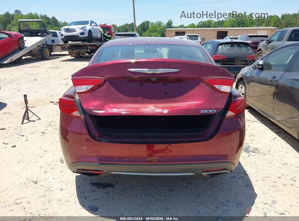 1C3CCCAG6GN190809 2016 CHRYSLER 200 Red 