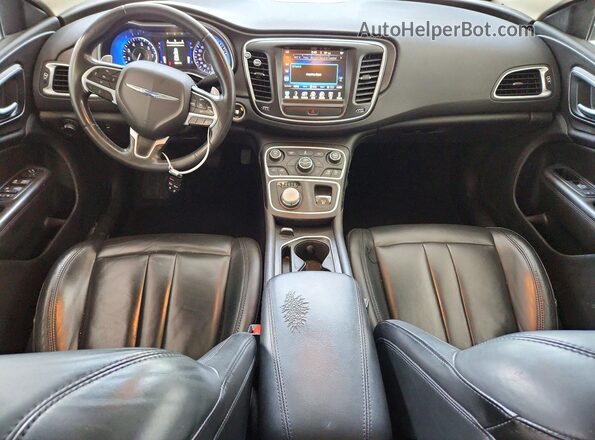 1C3CCCAG7HN509944 2017 CHRYSLER 200 White წინა პანელის ხედი