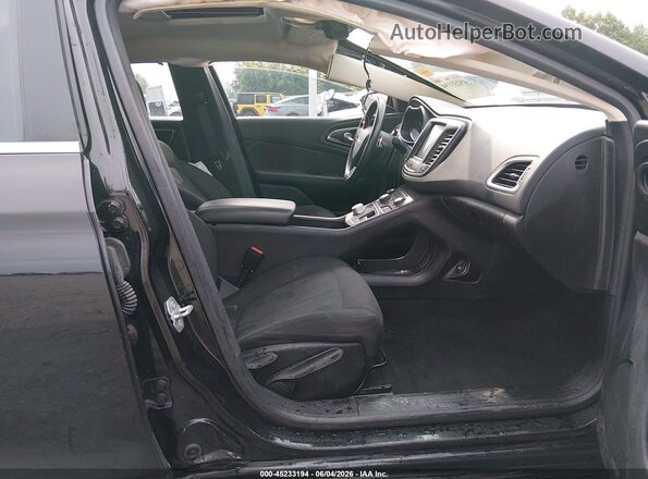 1C3CCCAG9GN119006 2016 CHRYSLER 200 Black Вид салону спереду