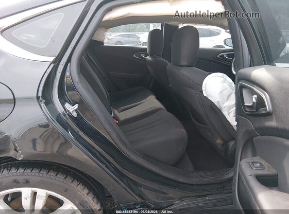 1C3CCCAG9GN119006 2016 CHRYSLER 200 Black Вид наклейки з VIN-кодом