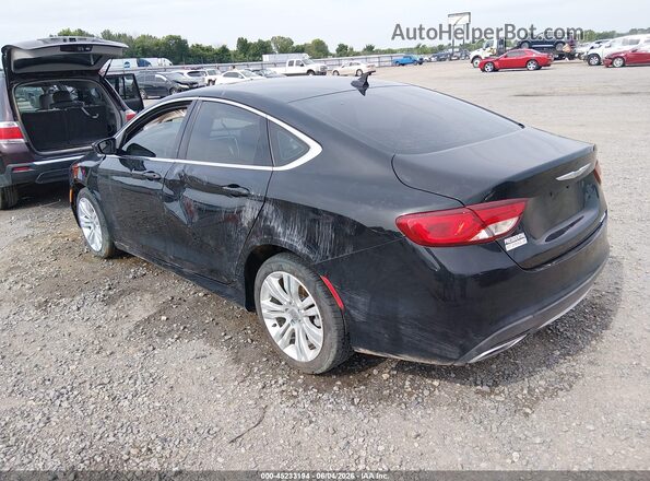 1C3CCCAG9GN119006 2016 CHRYSLER 200 Black Задня ліва чверть