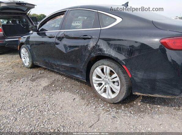 1C3CCCAG9GN119006 2016 CHRYSLER 200 Black Вид спереду