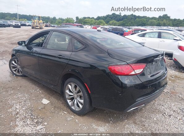 1C3CCCBB1GN161639 2016 CHRYSLER 200 Черный Задняя левая четверть