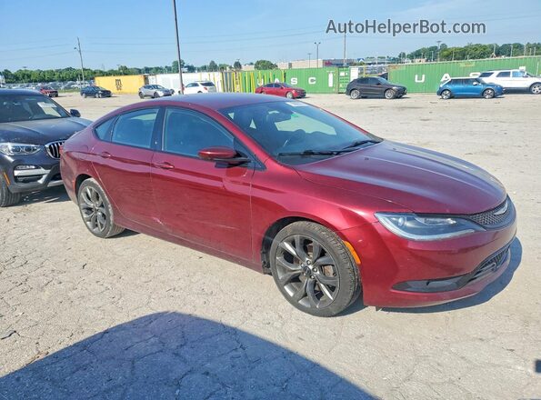 1C3CCCBB4GN124150 2016 CHRYSLER 200 Maroon Առջևի աջ