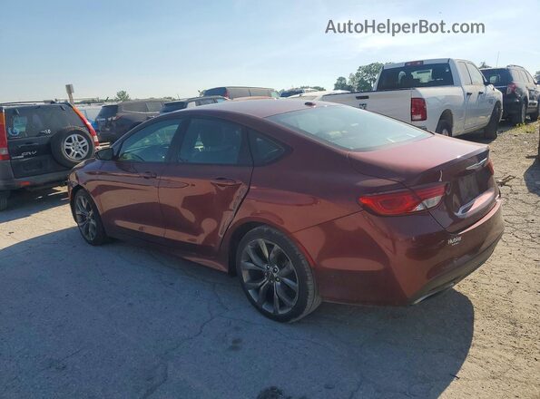 1C3CCCBB4GN124150 2016 CHRYSLER 200 Maroon Հետևի ձախ