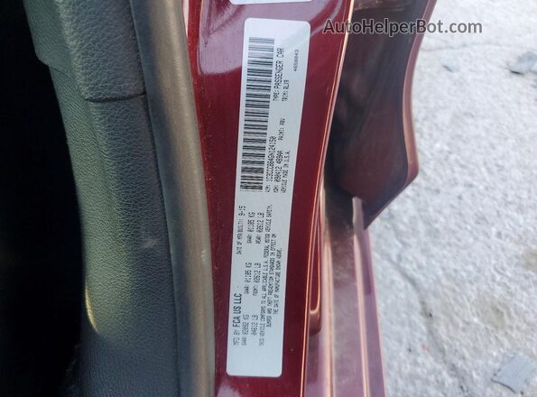 1C3CCCBB4GN124150 2016 CHRYSLER 200 Maroon Շարժիչի բաժամունքի տեսք