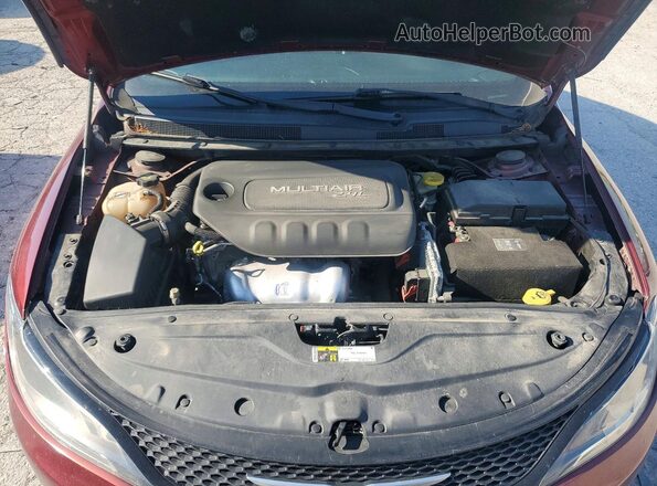 1C3CCCBB4GN124150 2016 CHRYSLER 200 Maroon Սալոնի հետևի տեսք