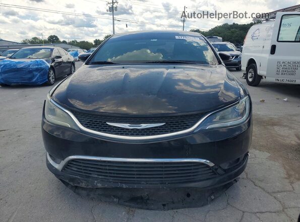 1C3CCCBB5GN139028 2016 CHRYSLER 200 Black Front view