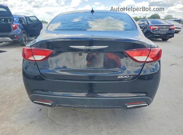 1C3CCCBB5GN139028 2016 CHRYSLER 200 Black Rear view