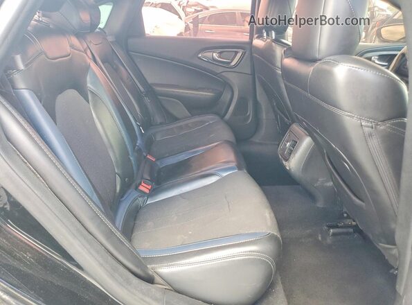 1C3CCCBB5GN139028 2016 CHRYSLER 200 Black Rear seats view