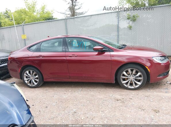 1C3CCCBB6GN115661 2016 CHRYSLER 200 Burgundy 