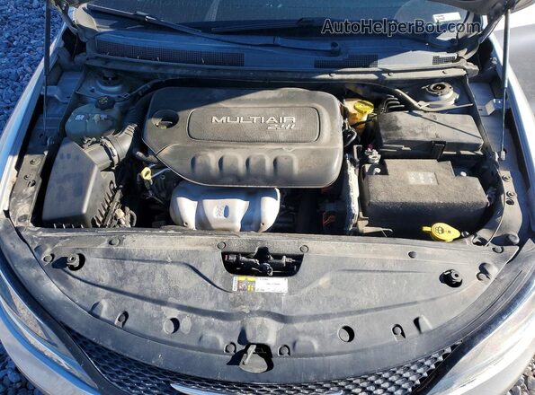 1C3CCCBB6GN134159 2016 CHRYSLER 200 Gray Rear interior view