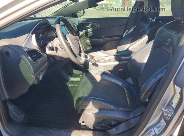 1C3CCCBB6GN134159 2016 CHRYSLER 200 Gray Front interior view