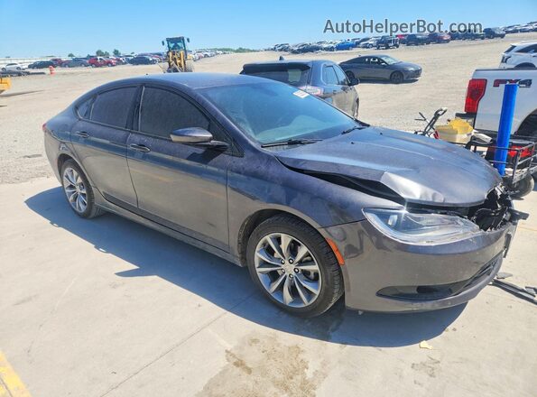 1C3CCCBB9GN178978 2016 CHRYSLER 200 Charcoal Przód prawy
