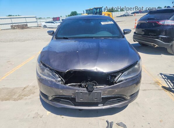 1C3CCCBB9GN178978 2016 CHRYSLER 200 Charcoal Widok z przodu