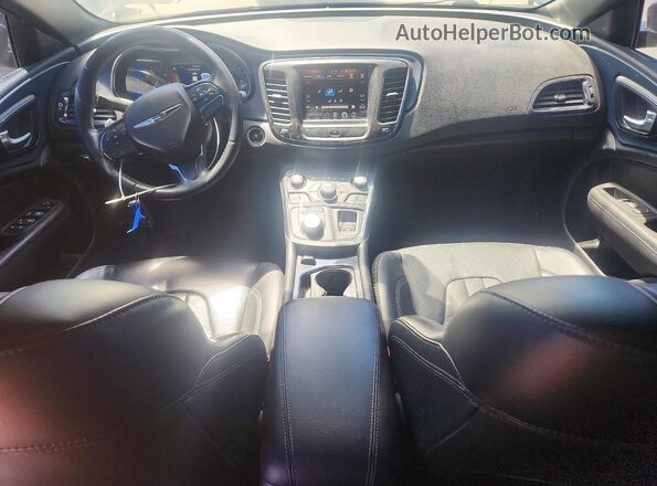 1C3CCCBB9GN178978 2016 CHRYSLER 200 Charcoal Widok deski rozdzielczej