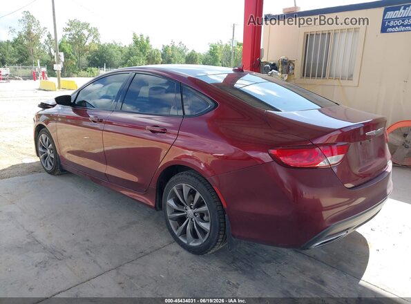 1C3CCCBG0GN162308 2016 CHRYSLER 200 Red Задня ліва чверть