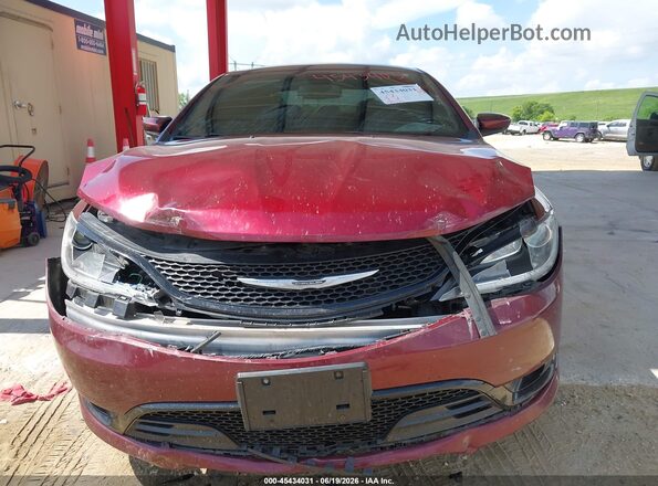 1C3CCCBG0GN162308 2016 CHRYSLER 200 Red Вид щитка приладів