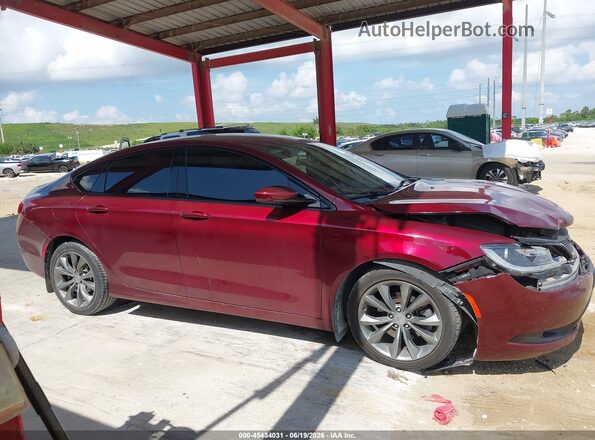 1C3CCCBG0GN162308 2016 CHRYSLER 200 Red Вид задньої частини салону