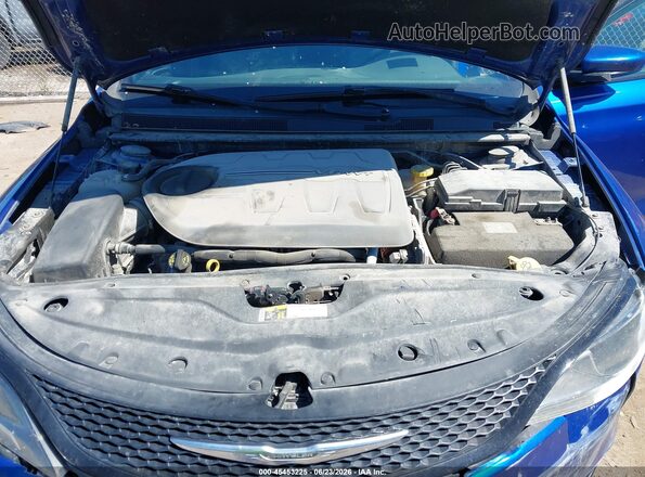 1C3CCCBG9GN101572 2016 CHRYSLER 200 Blue Вид ззаду