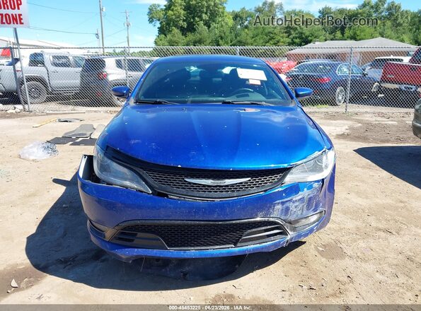 1C3CCCBG9GN101572 2016 CHRYSLER 200 Blue Вид щитка приладів