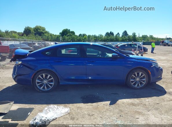 1C3CCCBG9GN101572 2016 CHRYSLER 200 Blue Вид задньої частини салону