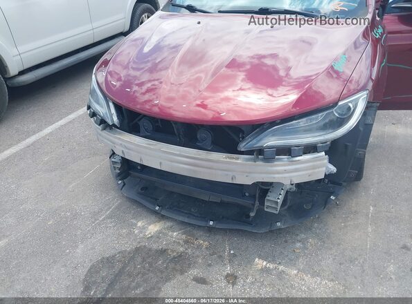 1C3CCCCBXGN147169 2016 CHRYSLER 200 Burgundy წინა ხედი