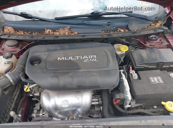 1C3CCCCBXGN147169 2016 CHRYSLER 200 Burgundy უკანა ხედი