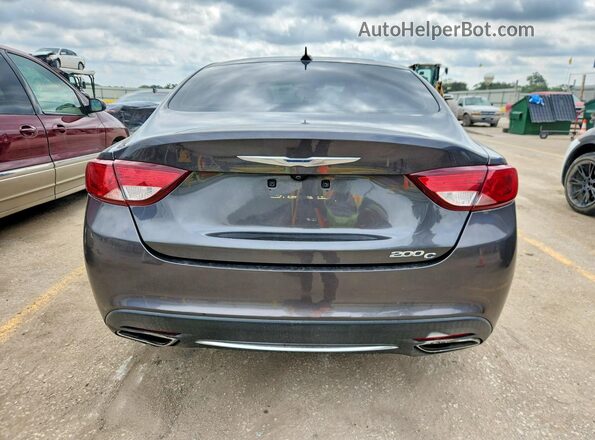 1C3CCCCG1GN134435 2016 CHRYSLER 200 Gray Rear view