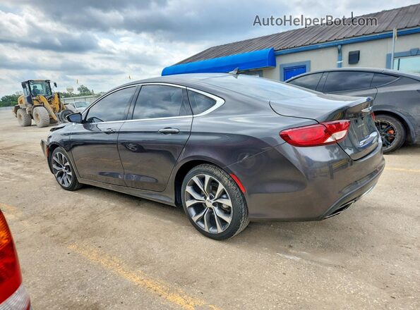 1C3CCCCG1GN134435 2016 CHRYSLER 200 Gray Rear left