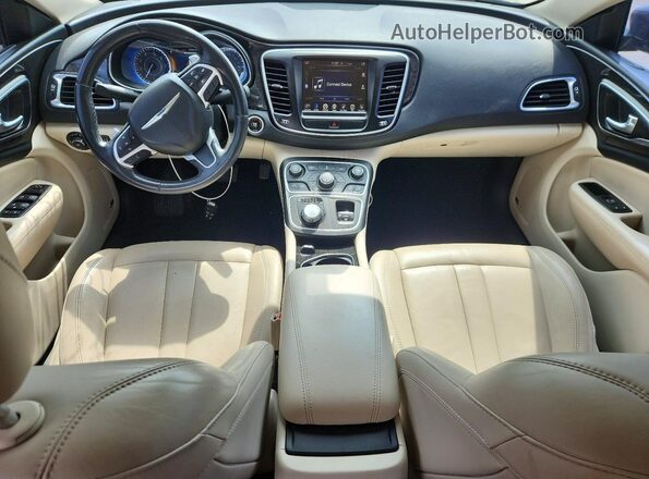 1C3CCCCG1GN134435 2016 CHRYSLER 200 Gray Dashboard view