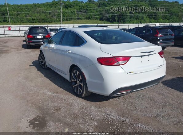 1C3CCCCG2GN139787 2016 CHRYSLER 200 White Задня ліва чверть