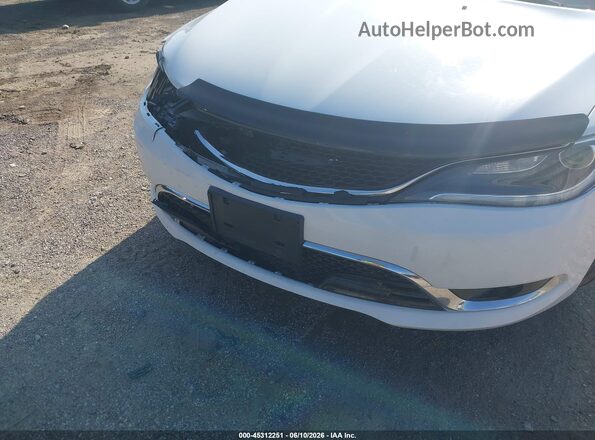 1C3CCCCG2GN139787 2016 CHRYSLER 200 White Вид спереду
