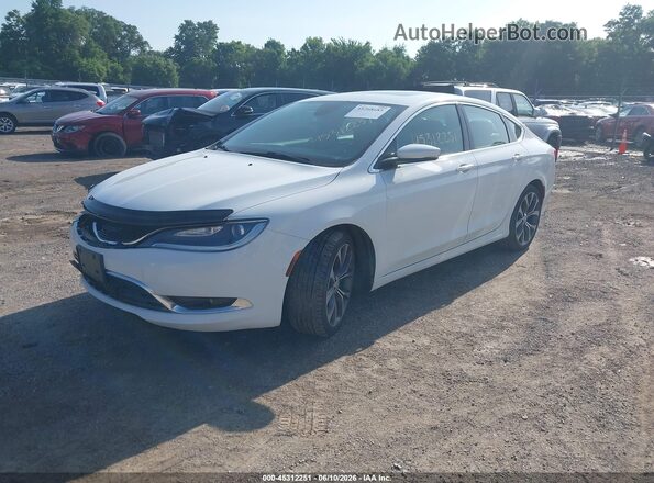 1C3CCCCG2GN139787 2016 CHRYSLER 200 White Передня ліва чверть
