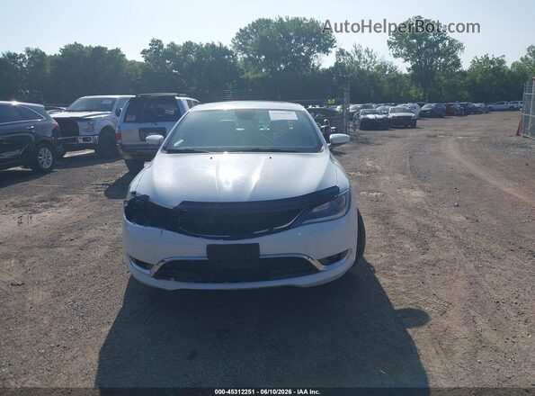 1C3CCCCG2GN139787 2016 CHRYSLER 200 White Вид щитка приладів