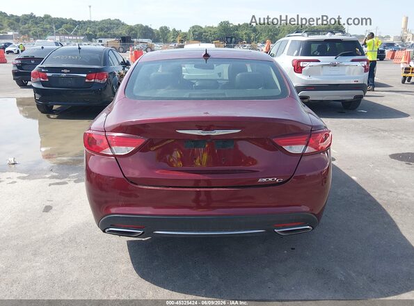 1C3CCCCG4GN172323 2016 CHRYSLER 200 Burgundy 