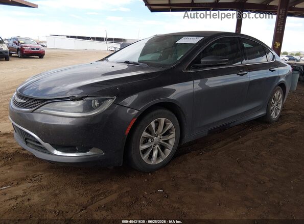 1C3CCCCG8GN122959 2016 CHRYSLER 200 Серый Передняя левая четверть