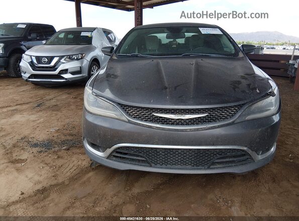 1C3CCCCG8GN122959 2016 CHRYSLER 200 Серый Вид спереди