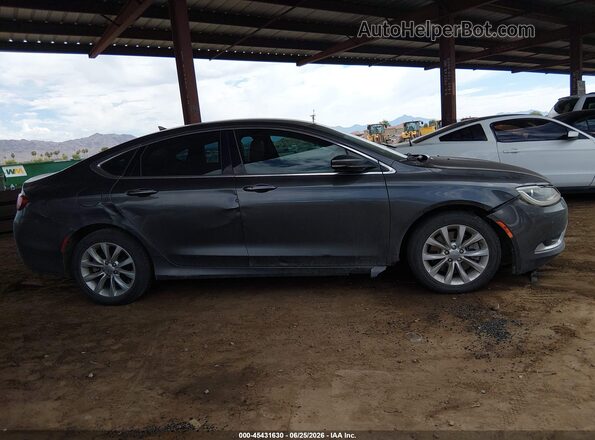1C3CCCCG8GN122959 2016 CHRYSLER 200 Серый Вид задней части салона