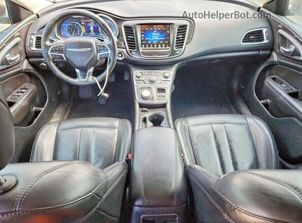 1C3CCCCG9GN193734 2016 CHRYSLER 200 Красный Вид панели приборов