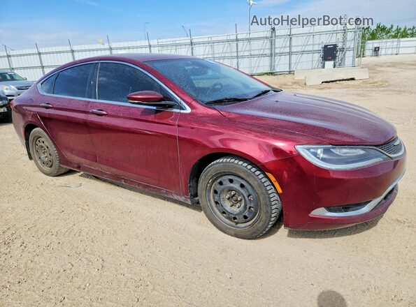 1C3CCCCG9GN193734 2016 CHRYSLER 200 Красный Передняя правая четверть