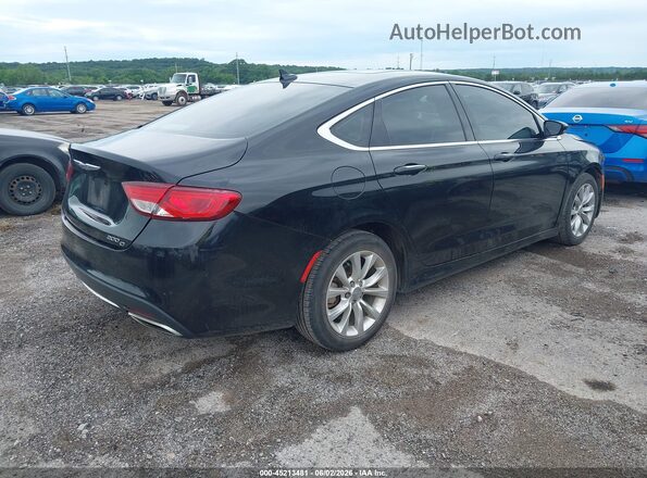 1C3CCCCGXGN111168 2016 CHRYSLER 200 Black Trasero derecho