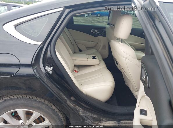 1C3CCCCGXGN111168 2016 CHRYSLER 200 Black Vista de la etiqueta del VIN
