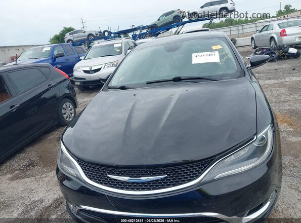 1C3CCCCGXGN111168 2016 CHRYSLER 200 Black Vista del cuadro de instrumentos
