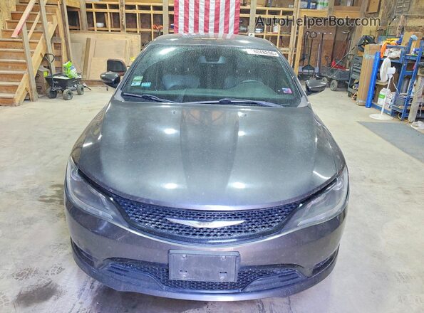 1C3CCCDG3GN158475 2016 CHRYSLER 200 Charcoal Դիմացի տեսք