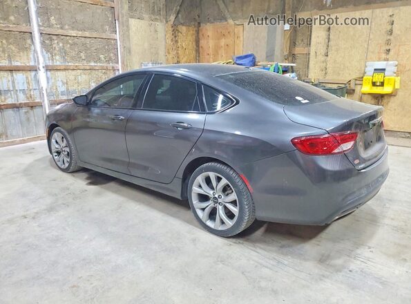 1C3CCCDG3GN158475 2016 CHRYSLER 200 Charcoal Հետևի ձախ