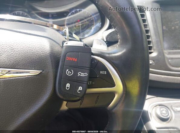 1C3CCCEG7GN135747 2016 CHRYSLER 200 Gray წინა პანელის ხედი