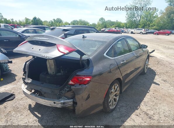 1C3CCCEG7GN135747 2016 CHRYSLER 200 Gray უკანა მარჯვენა
