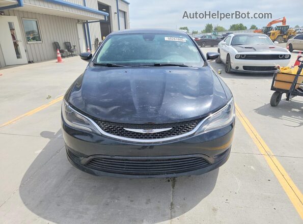 1C3CCCFB0GN196196 2016 CHRYSLER 200 Black Դիմացի տեսք